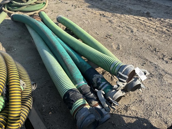 Assorted water suction hose 8’-10’, 8”.