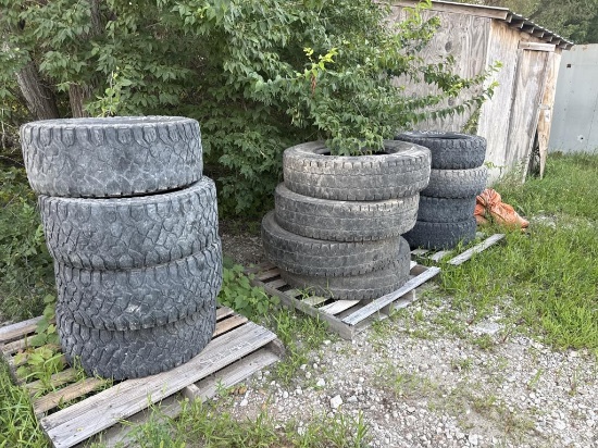 Assorted tires