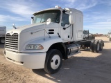 2007 Mack CXN613 VIN: 1M1AK01Y47N004486 Odometer States: 363263 Color: Whit