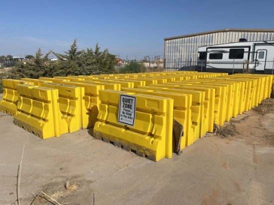 Road Barriers Approximately 53 Barriers Located Odessa TX Located off site