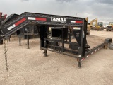 2014 LAMAR 20’ Gooseneck VIN: 5RVGC2427EM022399 Missing Wheels Location: Od