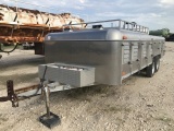 Dog kennel trailer 2001 Jones trailer Co MWD/SS 1J9DB182611092321 13 bay st