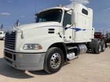 2014 Mack CXU613 VIN: 1M1AW09Y1EM041457 Odometer States: 522607 Color: Whit