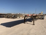 1978 Rave Flatbed 40’x96 VIN: K824930 Location Odessa Tx