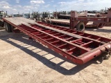 1974 HOBB T/A Flatbed Rollingtail VIN: FHS557619 Str-16 Location: Odessa, T