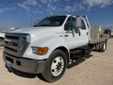 2005 Ford F-650 VIN: 3FRNW65F55V198869 Odometer States: 98996 Color: White,