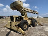 Galion Yard Crane Gm Inline 4 Cylinder Powered. Condition Unknown 4 Outrigg