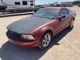 2007 Ford Mustang VIN: 1ZVFT80N675339190 Odometer States: 151024 Color: Mar