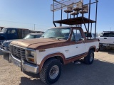 1984 Ford Bronco VIN: 1FMEU15H3ELA41738 Odometer States: 92524 Color: White