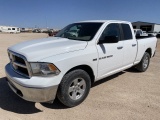 2012 Dodge RaM 1500 VIN: 1C6RD7GT1CS249492 Odometer States: 184230 Color: W