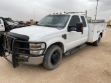 2009 Ford F-350 Service Truck VIN: 1FDWX36Y09EA09877 Odometer States: 21389