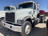 2013 Mack GU713 VIN: 1M2AX04Y4DM015160 Odometer States: 312884 Color: White