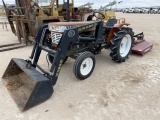 Yanmar Ym2210 W/loader & Shredde Yanmar YM2210 w/Loader & Shredde 192 Locat