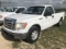 2010 Ford F-150xl VIN: 1FTMF1CW0AKB98638 Odometer States: 120,466 Color: Wh