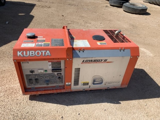 Kubota 11kw Generator Kubota GL11000-USA 757607 658 Starts, runs, generates