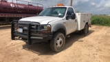 2005 Ford F550 Service Truck VIN: 1fdaf56y55ed07473 Odometer States: Not Re