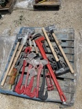 Wrench Pallet Of Sledge Hammers And Wrenches 7610 Location: Atascosa, TX