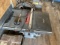 Misc Items Craftsman Table saw, Air Pacs, Cable & Wooden Container Of Misc