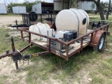 2001 Big Tex Utility Trailer VIN: 16VAX101111A32392 Pressure Washer And Tan