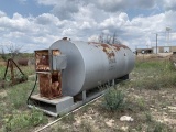 3000 Gallon Gas Tank W/pump On Skid No help loading Location: Eldorado, Tx