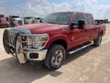 2015 Ford F-250 VIN: 1FT7W2BT4FEB10674 Odometer States: 218586 Color: Red T