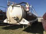 2012 Gaylean 130 BBL vacuum trailer VIN: 1G9VT4024CH018423 Color: White 130
