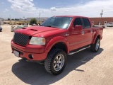 2008 Ford F-150 VIN: 1FTPW14548FA80369 Odometer States: 145843 Color: Red T