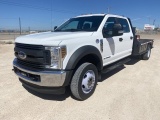 2018 Ford F-550 Flatbed Dually VIN: 1FD0W5HT7JEC18723 Odometer States: 8105