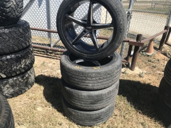 Rims And Tires Chevrolet Set Of Four Used Rims And Tires Off Of Chevy. Five