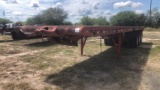 1982 N/A Flatbed VIN: 1azce1a2eb1011545 Color: Red 30ft X 8ft Triple Axle,