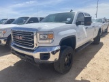 2014 Gmc 2500 Hd VIN: 1GT421CG8FF543807 Odometer States: 115220 Color: Whit