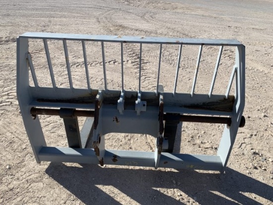 8,000 # Mast With Forks For Telehandler (unused) 4' Forks, Bar, And Mast Fo