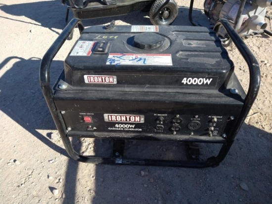 Ironman 4000w Generator Location: Odessa, TX