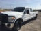 2012 Ford F-250xl VIN: 1FT7W2BT5CEC00363 Odometer States: 257,565 Color: Wh