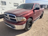 2010 Dodge Ram 1500 Slt VIN: 1D7RB1GP6AS137918 Odometer States: 174043 Colo