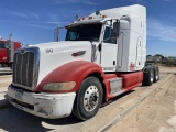 2007 Peterbilt 386 VIN: 1XPHDB9X87N672676 Odometer States: 1 Color: White