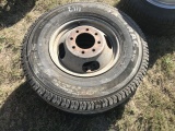 Rims and tires 2. Eight lug rims and tires. 235/85R16 Location: Atascosa, T