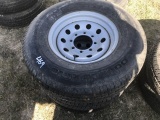 Rims and tires 3. Eight lug rims and tires. 235/80 R 16 Location: Atascosa,