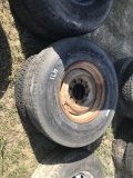 Rims and tires 2. Eight lug rims and tires 235/80 R 16 Location: Atascosa,