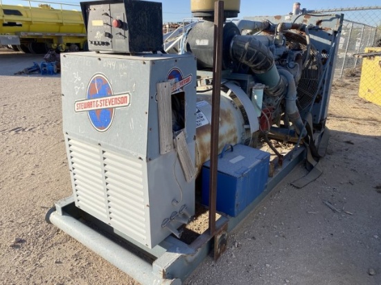 Stewart Stevenson Generator 572RSL4025 P/b Detroit S-60 14.0l Location: Ode