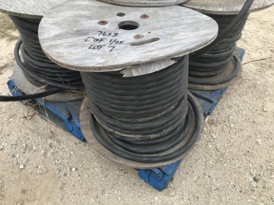 Cable Approximately 250’ Of #2–3 Tray Cable. 7653 Location: Atascosa, TX