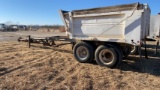 1983 Pup Trailer VIN: 2AT1210 1983 Pup Trailer Double Axle Air Brake 11r24.