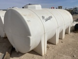 Plastic Tank 2600 Gal Location: Odessa, TX