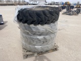 4-telehandler Tires Size13-24 Location: Odessa, TX