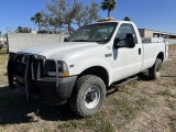 2002 FORD F-250 VIN: 1FTNF21L12EB37270 Odometer States: UNKNOWN Color: WHIT