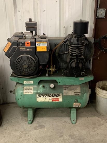 Speedaire Gas Powered Air Compressor 12.5 Kohler 9030 Location: Farmington,