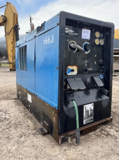 Miller 500d Welder 2005 Miller Big Blue 500D LF316100 8111.4 Hrs 8111.4, Ru