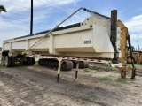 2015 End Dump Construction Trailer Specialists Trailer Type, Half Round 37’