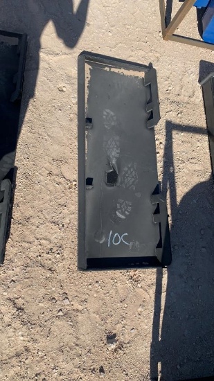 Skid Steer Attachment Plate Location: Odessa, TX