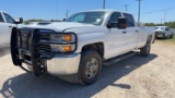 2018 Chevy 2500 VIN: 1GC1KUEY5JF252023 Odometer States: 108,842 Color: Whit